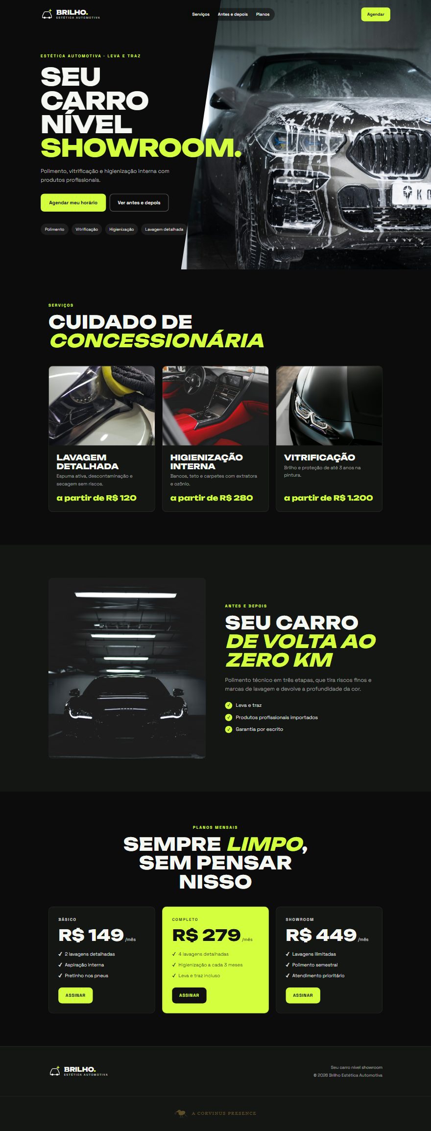 Site Brilho